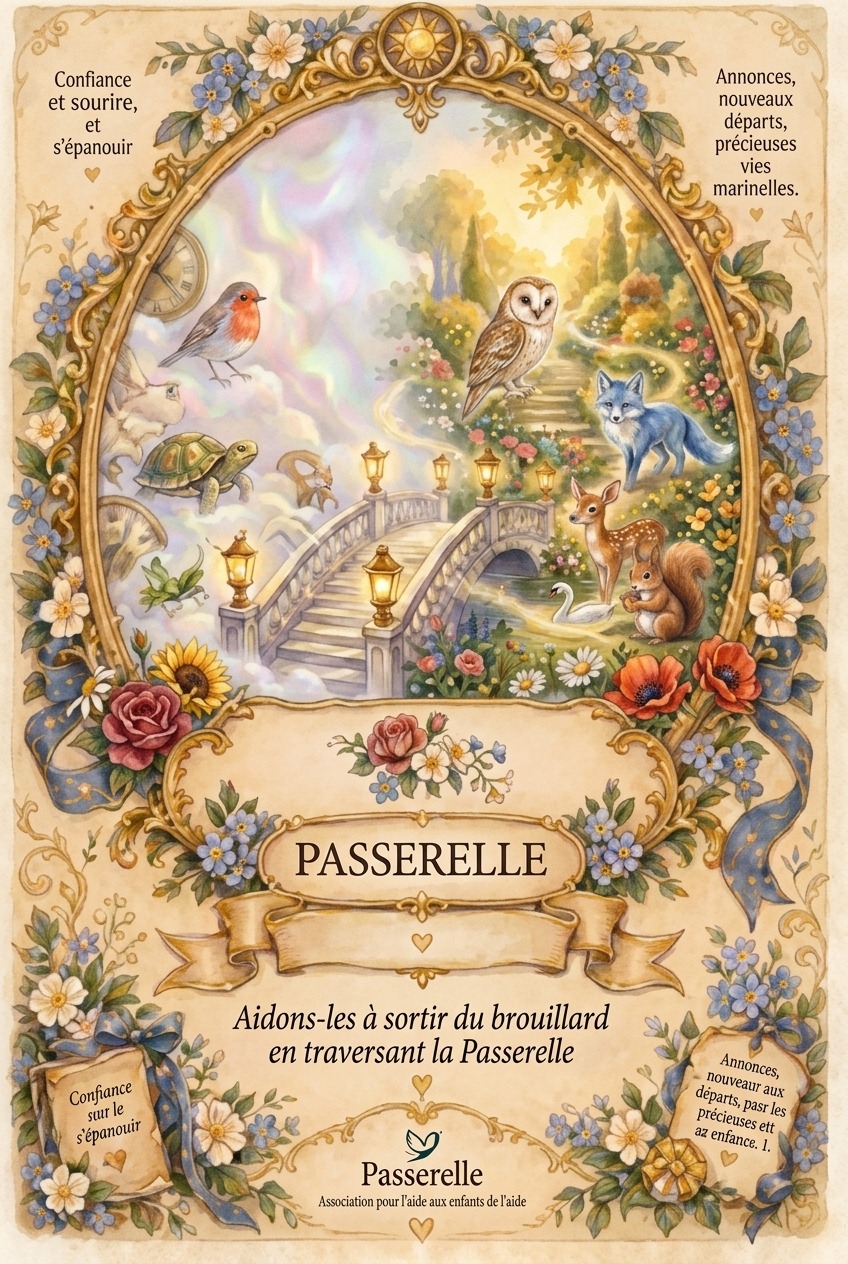 La carte Passerelle — Aidons-les à sortir du brouillard en traversant la Passerelle